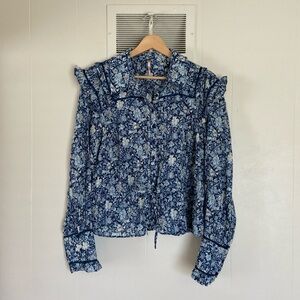 “Doen Inspired” Free People Floral Blouse
